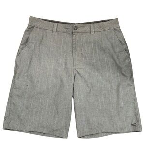O'Neill men’s hybrid shorts gray walk chino style size 36 quick dry casual surf